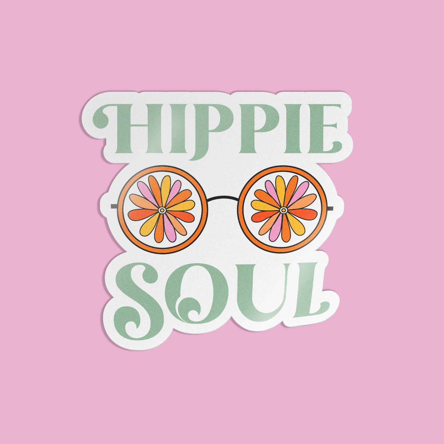 Hippie Soul - Laptop Sticker-Matte Vinyl