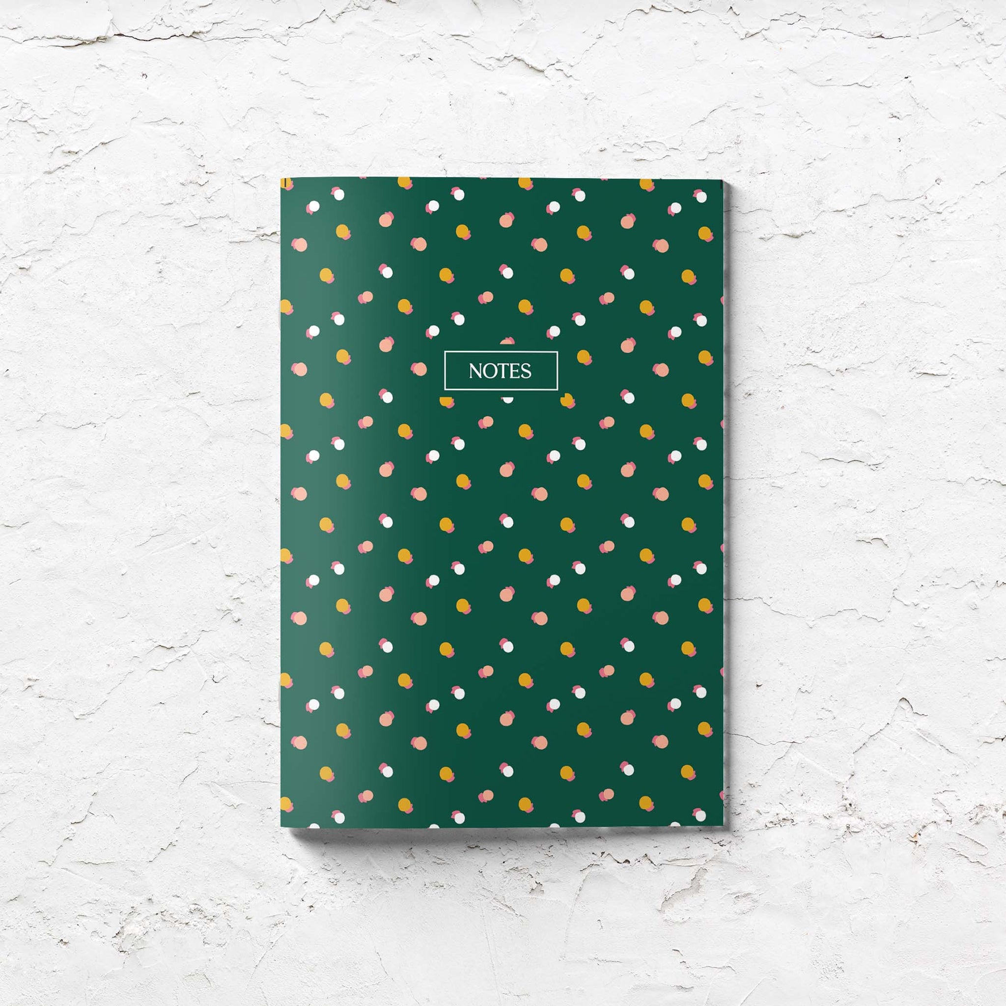 Dotted Print Softcover Notebook