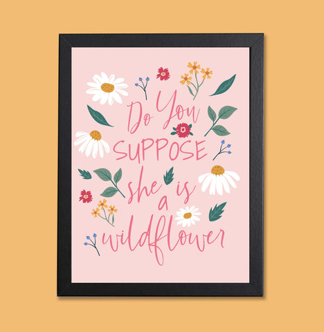 Wildflowers - Illustrated Floral Wall Art