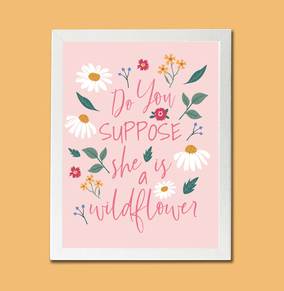 Wildflowers - Illustrated Floral Wall Art