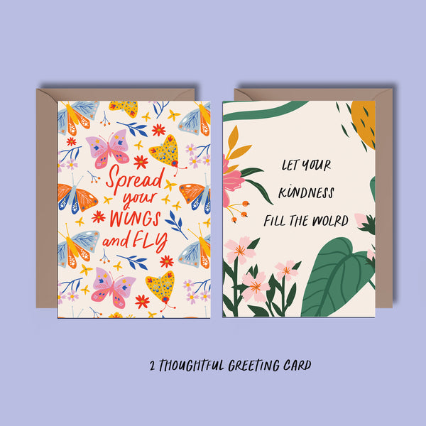 Quirky Colorful Motivational Gift Set | Stationery Gift Box for Birthday, Farewell, Encouragement