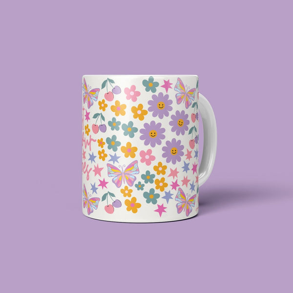 Trust your Vibes Cheery Floral-Mug