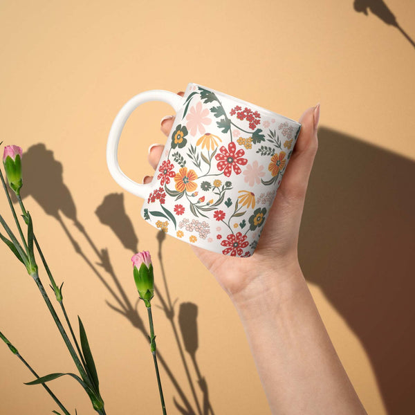 Mug-Floral Pattern Mug