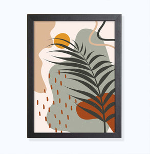 Abstract Botanical-Palm Leaf- Artprint