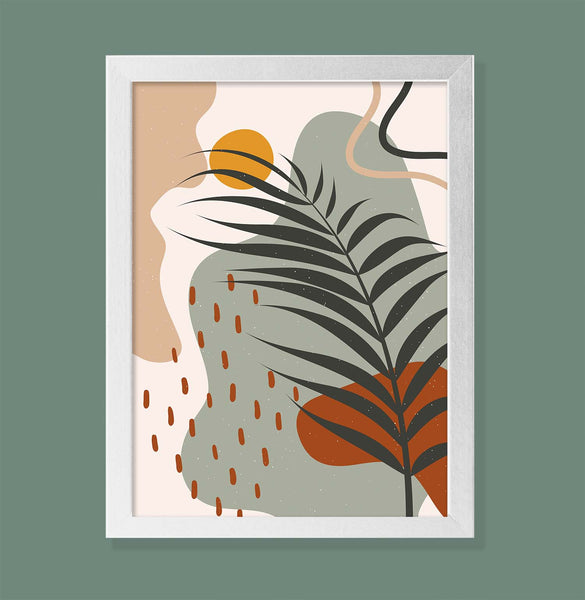 Abstract Botanical-Palm Leaf- Artprint