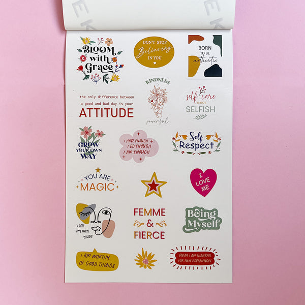 Mini Sticker Book - 75 Affirmation Stickers