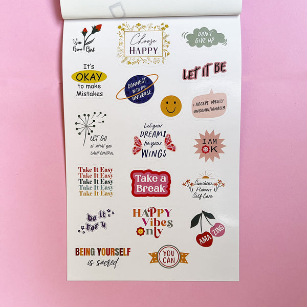 Mini Sticker Book - 75 Affirmation Stickers